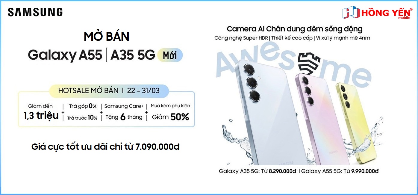 Hotsale mở bán Galaxy A55 | A35 5G 
