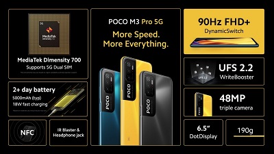 Xiaomi Poco M3 Pro 5G vừa được ra mắt