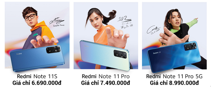 Đặt Xiaomi Redmi Note 11 Pro| Pro 5G nhận ngay quà tặng khủng
