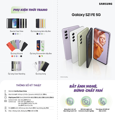 Điện thoại Samsung Galaxy S21 FE 5G