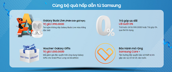Đặt trước Samsung Galaxy A53 5G - Nhận ngay bộ quà lên đến 4 triệu đồng