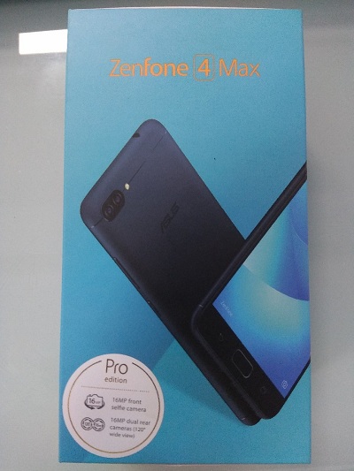 Tổng quan : Hộp Asus zenphone 4 max pro vẫn còn mới, không rách