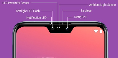 Camera selfie với độ phân giải 13 Mpx của Asus Zenfone Max Pro M2