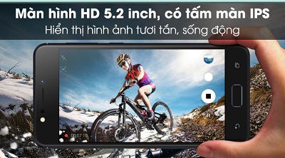 Asus Zenfone 4 Max với kích thước màn hình 5.2 inch