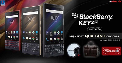 Điện thoại BlackBerry KEY2 LE