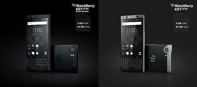 Sự So sanh giữa BlackBerry KEYone Bronze Edition và KEYone Black Editon