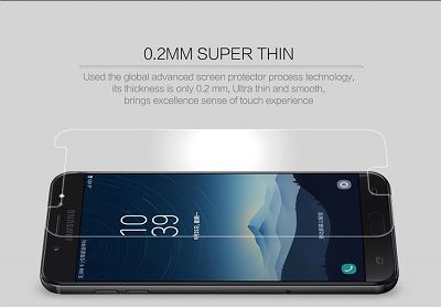 độ dày 0,2mm của chiếc cường lực Samsung Galaxy J7 Plus