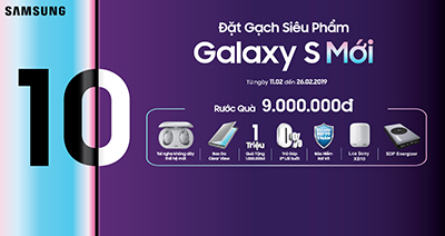 Đặt Gạch Siêu Phẩm Galaxy S Mới