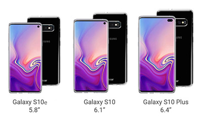 Kích thước màn hình của bộ Galaxy S năm 2019