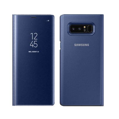 Bao Da Clear View Samsung Galaxy Note 8 co 3 màu Xanh, Đen, Tím Khói