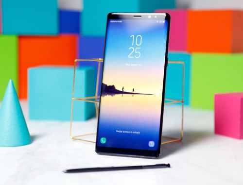 màn hình vô cực trên Samsung Galaxy Note 8