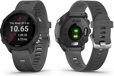 Tổng quan thiết kế của đồng hồ thông minh Garmin Forerunner 245