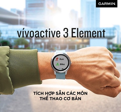 Một số tính năng trên Garmin Active 3 Element