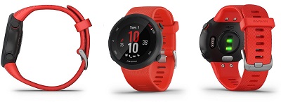 Tổng quan thiết kế chung của đồng hồ thông minh Garmin Forerunner 45