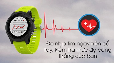 Đo nhịp tim chuẩn xác với công nghệ Elevate 2.0 trên Garmin Forerunner 935