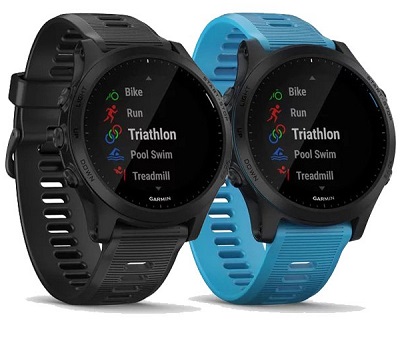 Với 2 màu sắc cơ bản : Đen và Xanh trên đồng hồ thông minh Garmin Forerunner 945