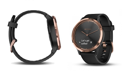 Đồng hồ thông minh Garmin Vivomove HR Sport (Black-Rose Gold)