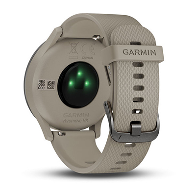 Cảm biến Garmin Elevate™ trong đồng hồ Garmin Vivomove HR Sport.