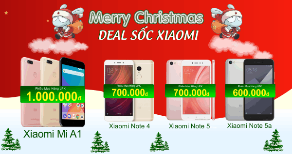 Vui Giáng Sinh, Deal Sốc Xiaomi