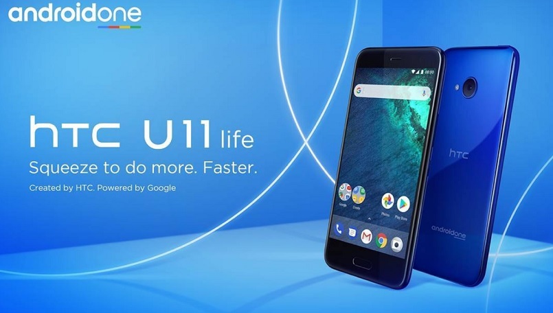 HTC U11 Life ra mắt với màn hình 5.2 inch, Snapdragon 630, 4GB RAM, chống nước IP67 là điện thoại Android One đầu tiên của HTC