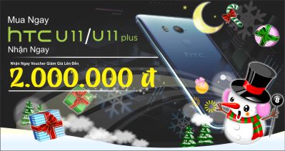 Mua HTC U11 Plus Nhận Ngay Voucher giảm giá 2.000.000 VNĐ