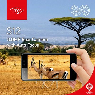 Camera sắc nét của điện thoại Itel S12