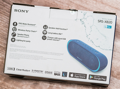 Loa Sony SRS-XB 20 với những tính năng tốt.