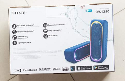 Loa Sony SRS-XB 30 cùng với những tính năng bên dưới.