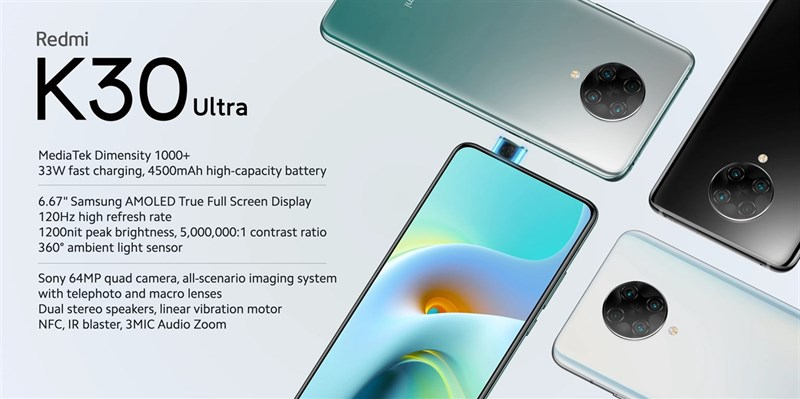 Điện thoại Xiaomi Redmi K30 Ultra