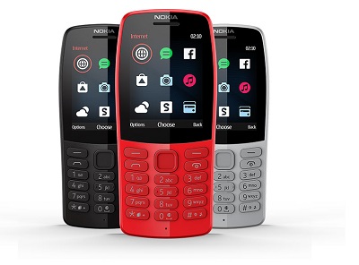 Với 3 màu sắc đặc trưng : Đỏ, Đen, Trắng của điện thoại Nokia 210
