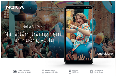 Điện thoại Nokia 3.1 Plus