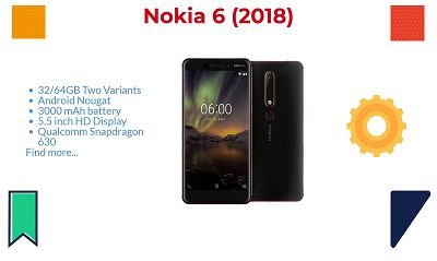 Cấu hình được cải thiện của Nokia N6 2018