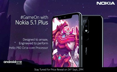 Điện thoại Nokia 5.1 Plus.