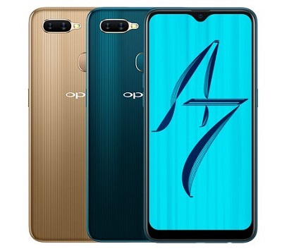 2 màu sắc tương phản nhau trên dòng điện thoại Oppo A7