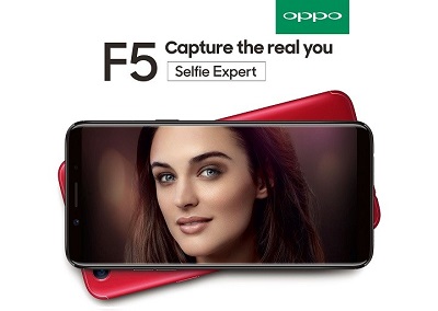 Về vẻ thiết kế bên ngoài của Oppo F5 cho thấy nó có thể so sánh ngang tầm với những sản phầm của Samsung, LG,...