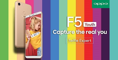 OPPO F5 Youth ra mắt giống với F5, RAM giảm còn 3 GB