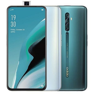 Oppo Reno 2F với 2 màu sắc : Trắng và Xanh