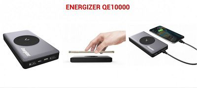 pin sạc dự phòng Energizer 10000mAh tích hợp sạc không dây Qi 5W - QE10000 pin sạc dự phòng Energizer 10000mAh tích hợp sạc không dây Qi 5W - QE10000