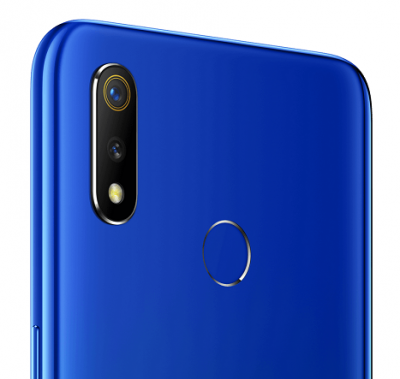 Cụm camera tích hợp một số tính năng trên Realme 3.