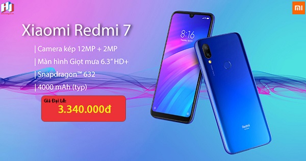 Điện thoại Xiaomi Redmi 7