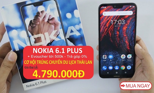 Điện thoại Nokia 6.1 Plus