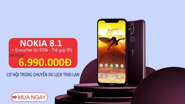 Điện thoại Nokia 8.1