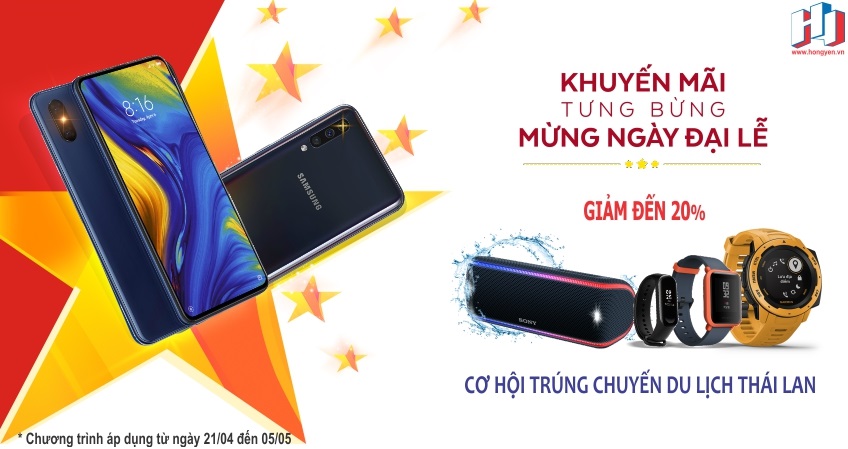 HỒNG YẾN MOBILE MỪNG ĐẠI LỄ - GIẢM GIÁ TƯNG BỪNG