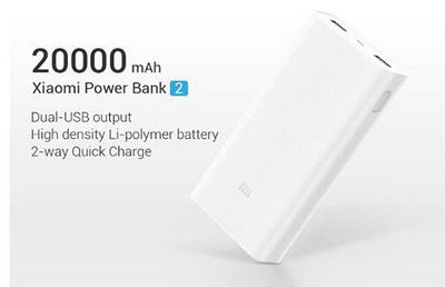 Sạc dự phòng Xiaomi 20.000mAh Gen 2