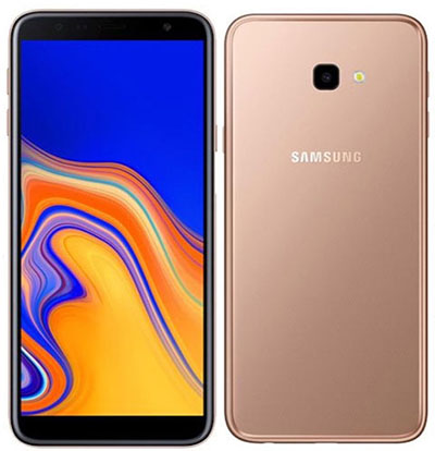 thiết kế mặt trước vào sau của samsung galaxy j4+