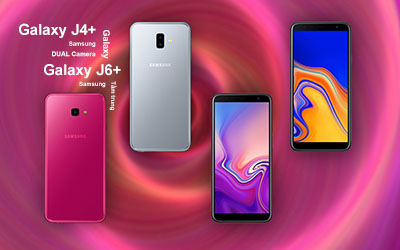 bộ đôi galaxy J4+ và J6+