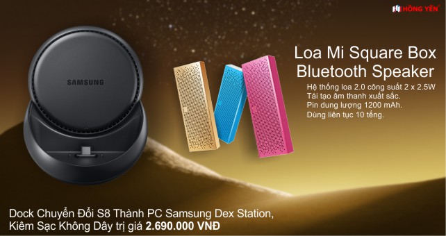 Đặt Trước Samsung Galaxy S8 nhận ngay dock chuyển đổi thành pc và loa xiaomi bluetooth