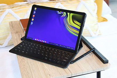 Hình ảnh thực tế Samsung Galaxy Tab S4 cùng phụ kiện