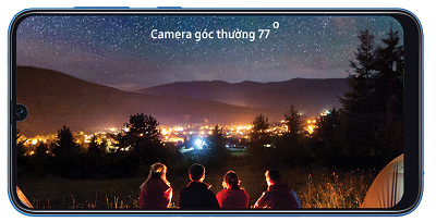 Góc 77 độ của camera thông thường