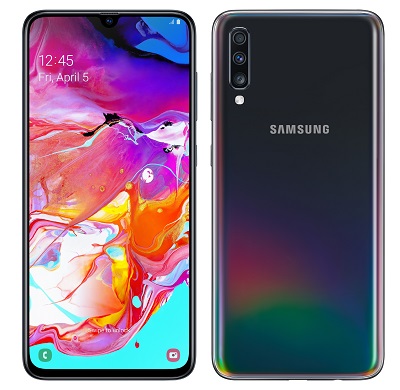 Tổng quan thiết kế chung của điện thoại Samsung Galaxy A70